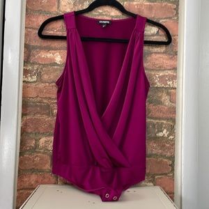 Express Cleavage Tank Bodysuit